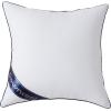 imageDOWNCOOL 100 Cotton Stuffer Throw Pillow Insert Square Down and Feather Filled Decorative Bed Sofa Insert 26x26 Inch White1 Pack Down Alternative