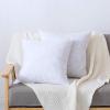 imageDOWNCOOL 100 Cotton Stuffer Throw Pillow Insert Square Down and Feather Filled Decorative Bed Sofa Insert 26x26 Inch White1 Pack Feather