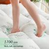 imageDOWNCOOL 3 Inch King Memory Foam Mattress Topper  Cooling Pillow Top Mattress Topper for Back Pain Relief with Bamboo Viscose Air Layer 1600 GSM Fill Deep Pocket Fits 821InchQueen
