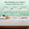 imageDOWNCOOL 3 Inch King Memory Foam Mattress Topper  Cooling Pillow Top Mattress Topper for Back Pain Relief with Bamboo Viscose Air Layer 1600 GSM Fill Deep Pocket Fits 821InchQueen