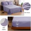 imageDOWNCOOL 7 Pieces Grey Queen Comforter Set Pintuck Bed in A Bag Queen Pinch Pleat Bed Set Soft Microfiber All Season Bedding Set with Sheets Pillowcases ampamp ShamsLavender Purple