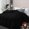 imageDOWNCOOL Comforters Queen Size Duvet InsertBlack All Season Duvet Lightweight Quilt Down Alternative Hotel Comforter with Corner Tabs Black Queen 88x92 InchesBlack
