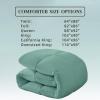 imageDOWNCOOL Comforters Queen Size Duvet InsertBlack All Season Duvet Lightweight Quilt Down Alternative Hotel Comforter with Corner Tabs Black Queen 88x92 InchesSage Green