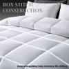 imageDOWNCOOL Comforters Queen Size Duvet InsertBlack All Season Duvet Lightweight Quilt Down Alternative Hotel Comforter with Corner Tabs Black Queen 88x92 InchesWhite