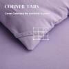 imageDOWNCOOL Comforters Queen Size Duvet InsertBlack All Season Duvet Lightweight Quilt Down Alternative Hotel Comforter with Corner Tabs Black Queen 88x92 InchesLavender Purple
