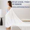 imageDOWNCOOL Cooling Blanket Queen Size Grey Summer Blanket for Hot Sleeper and Night Sweats Lightweight Soft QMaxampgt04 ArcChill Cool BlanketWhite