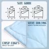 imageDOWNCOOL Cooling Comforter Cream White Cooling Blanket Queen Size Cooling Duvet for Hot Sleeper Breathable Summer Quilt Lightweight Soft QMaxampgt04 ArcChill Cool Comforter90quotX90quot01blue