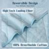 imageDOWNCOOL Cooling Comforter Cream White Cooling Blanket Queen Size Cooling Duvet for Hot Sleeper Breathable Summer Quilt Lightweight Soft QMaxampgt04 ArcChill Cool Comforter90quotX90quot02bohemiaPeacock Blue