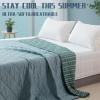 imageDOWNCOOL Cooling Comforter Cream White Cooling Blanket Queen Size Cooling Duvet for Hot Sleeper Breathable Summer Quilt Lightweight Soft QMaxampgt04 ArcChill Cool Comforter90quotX90quot02bohemiaGreen