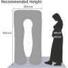 imageDOWNCOOL Pregnancy Pillow U Shaped Body Pillow for Pregnancy 55 Inch Blue Maternity Pillow with Removable Cover for SleepingSupport for Back HIPS Legs Belly