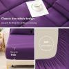 imageDOWNCOOL Queen Comforter Set 7Pcs Bedding Sets Queen Purple All Season Down Alternative Bed in a Bag Queen with Comforter Flat Sheet Fitted Sheet 2 Pillow Shams ampamp 2 PillowcasesDark Purple