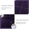 imageDOWNCOOL Queen Comforter Set All Season Queen Bed Set with 2 Pillow Cases3 Pieces Bedding Sets Queen Down Alternative Black Comforters Queen Size88quotx90quotPurple