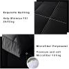 imageDOWNCOOL Queen Comforter Set All Season Queen Bed Set with 2 Pillow Cases3 Pieces Bedding Sets Queen Down Alternative Black Comforters Queen Size88quotx90quotBlackGrey