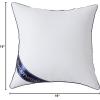 imageDOWNCOOL Throw Pillow Inserts Pack of 2  16 x 16 White Square Pillow Inserts for Sofa Bed  Indoor Decorative Couch Pillows1 Pack Down Alternative