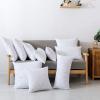 imageDOWNCOOL Throw Pillow Inserts Pack of 2  16 x 16 White Square Pillow Inserts for Sofa Bed  Indoor Decorative Couch Pillows1 Pack Feather