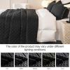 imageDOWNCOOL Black Queen Quilt Bedding Set 3 Pieces Soft Lightweight Bedspread Coverlet Ultrasonic Microfiber Quilt Set All Season Queen Size Quilt90quotx96quot ampamp 2 Pillow Shams20quotx26quot2quot02 Black