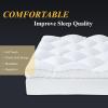 imageDOWNCOOL 3 Inch King Mattress Topper Ultra Thick and Fluffy Supportive Memory Foam Mattress Topper for Body Pain Mattress Pad with Breathable Mesh Design for Deep Sleep 80x78x3 InchesQueen