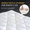 imageDOWNCOOL 3 Inch King Mattress Topper Ultra Thick and Fluffy Supportive Memory Foam Mattress Topper for Body Pain Mattress Pad with Breathable Mesh Design for Deep Sleep 80x78x3 InchesQueen