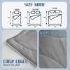 imageDOWNCOOL Cooling Comforter Queen Size Green Cooling Blanket for Hot Sleeper Lightweight amp Breathable Blanket for Night SweatsDualSide Cooling Summer Bedding90X9001grey