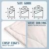 imageDOWNCOOL Cooling Comforter Queen Size Green Cooling Blanket for Hot Sleeper Lightweight amp Breathable Blanket for Night SweatsDualSide Cooling Summer Bedding90X9001cream White