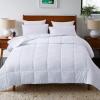 imageDOWNCOOL 1 Comforter Queen Size and 1 Body Pillow InsertDown Alternative Hotel Comforter with Corner Tabs
