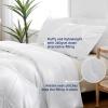 imageDOWNCOOL Queen Comforter Set  3 Pieces Cute Pinch Pleat Bed Set Soft Fluffy Comforters Queen Size White Down Alternative Queen Size Comforter Sets for All Season 1 Comforter amp 2 Pillowcases