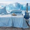 imageDOWNCOOL Cooling Comforter Queen Size Lightweight Blanket for Hot Sleepers with Cooling Pillowcases 3Piece Bedding Set for Night Sweats amp MoistureWicking QuickDry Fabric Grey 90x90Blue