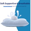 image:imageDOWNCOOL Cooling Pillow Queen Size Set of 2 Adjustable Shredded Memory Foam Pillows for Sleeping Cool Bed Pillows for Hot Sleepers Supportive Firm Pillow for Side Back Stomach Sleepers 20X30Standard Pack of 2