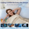 image:imageDOWNCOOL Cooling Pillow Queen Size Set of 2 Adjustable Shredded Memory Foam Pillows for Sleeping Cool Bed Pillows for Hot Sleepers Supportive Firm Pillow for Side Back Stomach Sleepers 20X30Standard Pack of 2